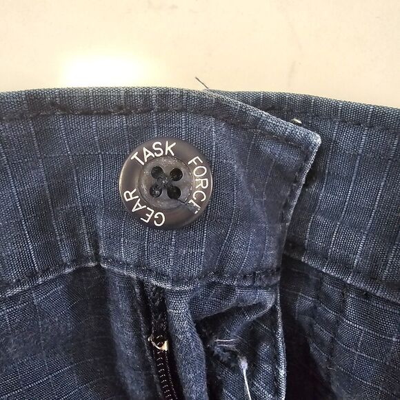 Task Force Field Gear Cargo Utility Ankle Pants Med Blue Wide Leg Gorpcore Baggy - Picture 5 of 7